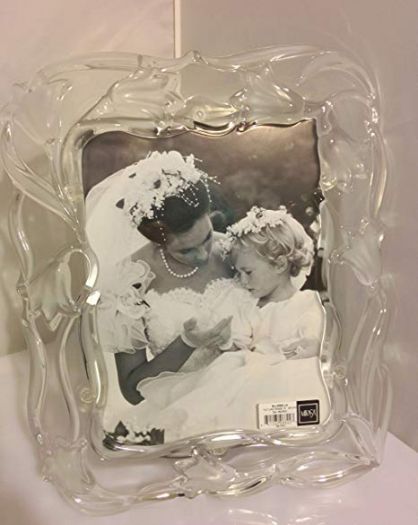 Mikasa Crystal Picture Frame Wedding Bluebell Pattern, For Photo 7 1/4 ...