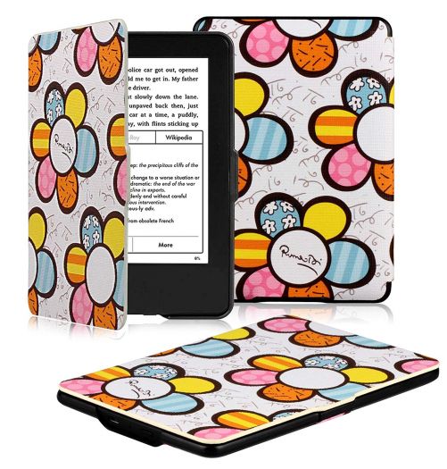 Kindle Paperwhite Case Cover Flower Nokomis Bookstore & Gift Shop