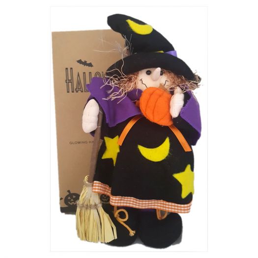 Avon Fiber Optic Glowing Halloween Plushees Witch | Nokomis Bookstore ...