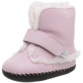 pediped Originals Hannah Crib Shoe (Infant),Pink,Extra Small (0-6 Months)