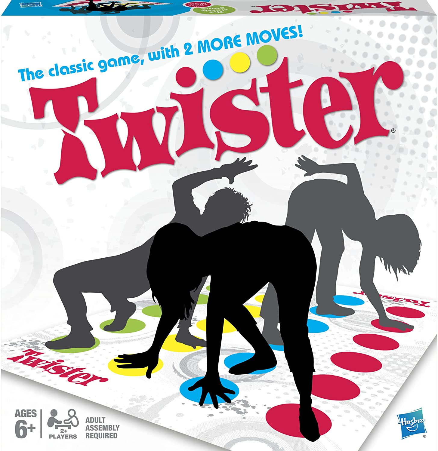 Twister Game, Party Game, Classic Board Game for 2 or More Players ...