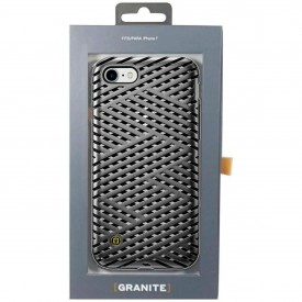 Granite Kaiser Case for iPhone 7 Gunmetal Cage Pattern