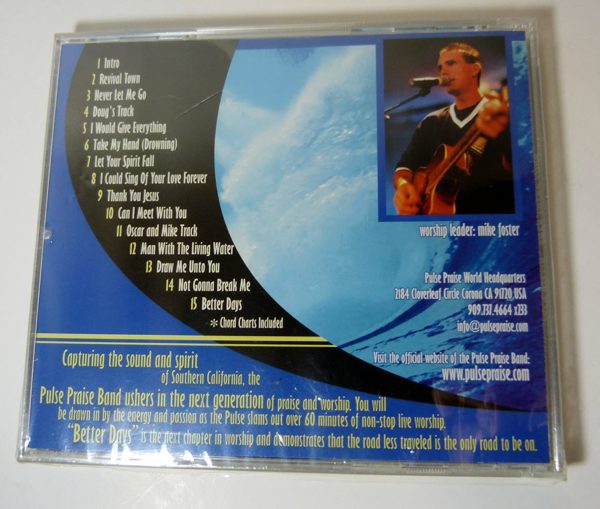 Better Days Live Worship (Music CD)