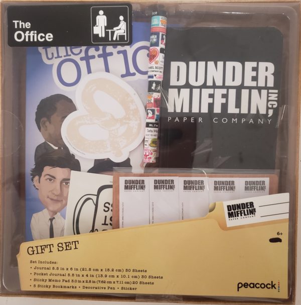 The Office - Christmas Stationary Gift Set Journal Bookmarks Pad Pen Sticker