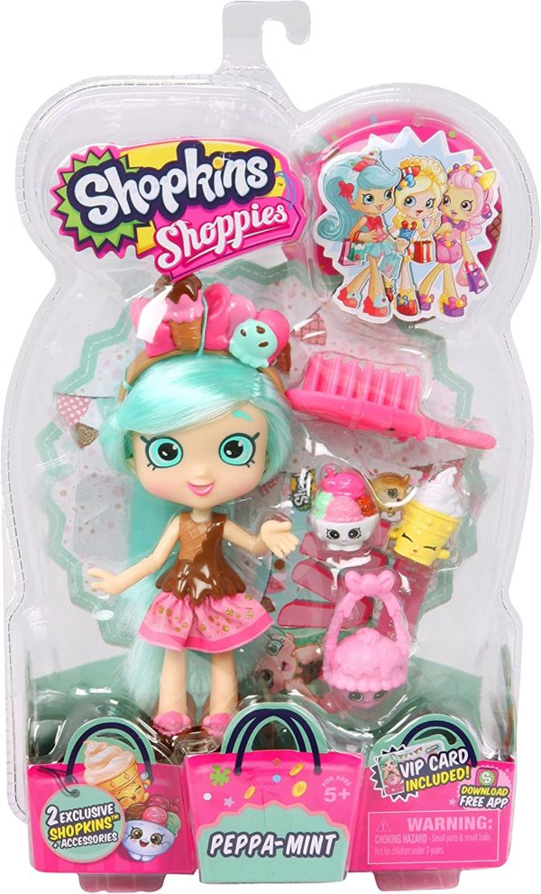 Shopkins Shoppies S2 Doll Pack Peppa-Mint