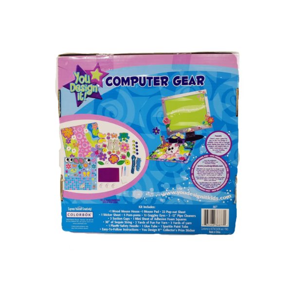 You Design It! Computer Gear - Mouse House Mouse Pad Craft Kit Ages 6+
