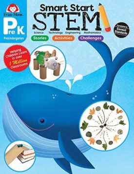 Evan-Moor Smart Start STEM Grade Pre-K Activity Book Hands-on STEM Activities and Critical Thinking Skills (Paperback)