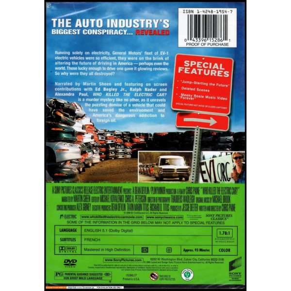 Who Killed the Electric Car? (DVD)