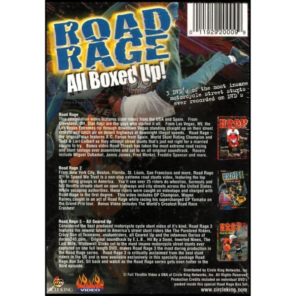 Road Rage: All Boxed Up Vols. 1-3 (3 DVD Set) (DVD)