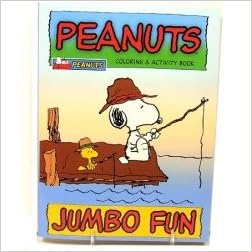 Peanuts Jumbo Fun Coloring & Activity Book - Snoopy Woodstock Fishing Cover (Paperback)