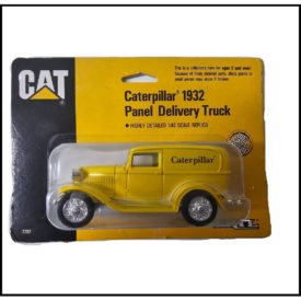 Vintage 1989 Ertl CAT Caterpillar 1932 Ford Panel Delivery Die Cast Truck 1/43 Scale