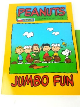Peanuts Jumbo Fun Coloring & Activity Book - Peanuts Gang Baseball Cover (Paperback)