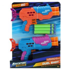 Adventure Force Duel Shot Dart Blaster 2 Pack, Ages 8+
