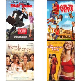 DVD Comedy Movies 4 Pack Fun Gift Bundle: Fun with Dick and Jane   Are We Done Yet?  Friends with Money  The Sweetest Thing