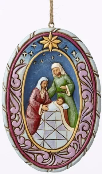 Jim Shore Holy Family Christmas Ornament 4051537