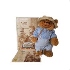 Robert Raikes 1992 "Tom Sawyer" Wood Face Bear 18" Teddy Bear Limited Edition #38585