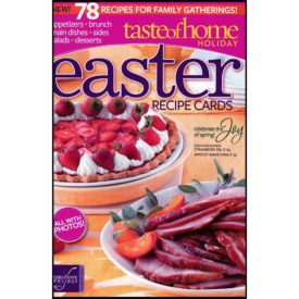 Easter Recipe Cards - 78 Recipes for Family Gatherings - Taste of Home (Paperback)