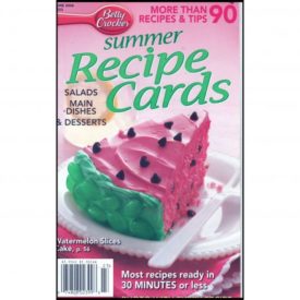 Summer Recipe Cards - Betty Crocker (Small Format Staple Bound Booklet)